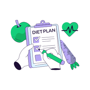 Diet Chart, Healthy Diet, Diet Card, Diet Plan, Nutrition Plan, icon