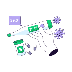 Digital Thermometer, Thermostat, Medical Guage, Temperature Measurement, Medical Tool, icon