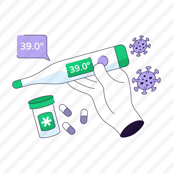 Digital Thermometer, Thermostat, Medical Guage, Temperature Measurement, Medical Tool, preview