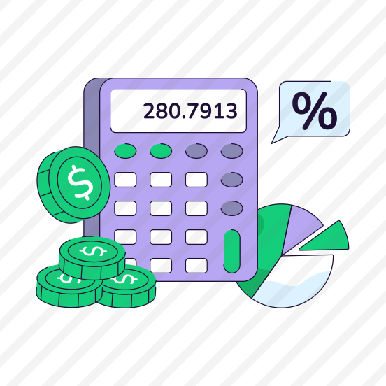 Financial Calculation, Arithmetic, Mathematics, Accounting, Money Calc, preview
