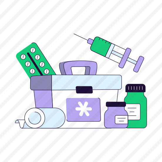 First Aid Kit, First Aid Bag, Doctor Briefcase, Doctor Bag, Medical Kit preview