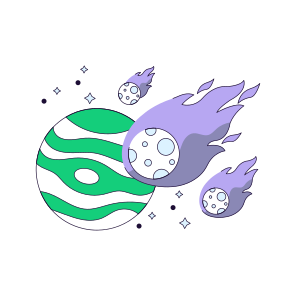 Meteorite, Asteroid, Fireballs, Comet, Bolide, icon