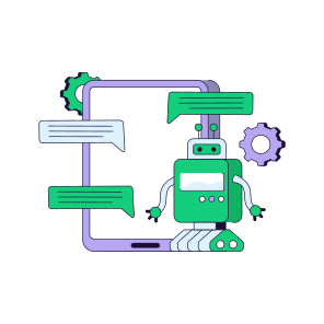 Mobile Ai Chat, Robot, Artificial Intelligence, Ai, Chatbot, icon