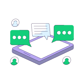 Mobile Chat, Mobile Message, Mobile Communication, Mobile Conversation, Mobile Text icon