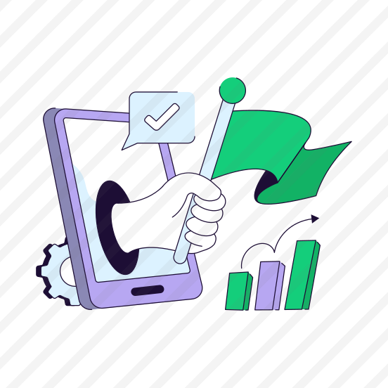 Mobile Data Analytics, Online Infographic, Online Statistics, Business Data, Bar Chart preview