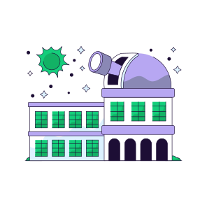 Observatory Building, Astronomical Building, Observatory House, Observatory Architecture, Astronomical Architecture icon