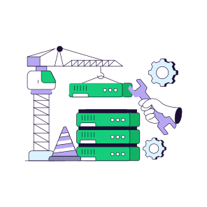 Server Construction, Dataserver, Database, Db, Sql icon