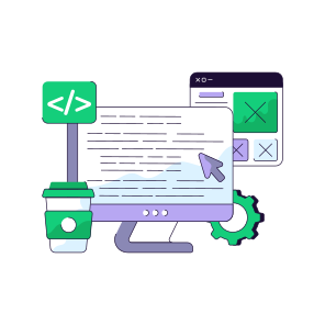 System Coding, System Programming, Software Development, Html Coding, Web Technology icon