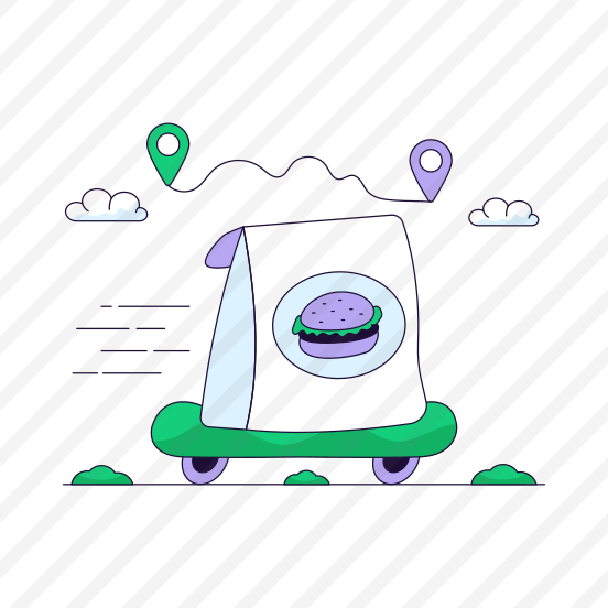 Takeaway Food, Takeaway Burger, Fast Food, Junk Food, Food Parcel preview