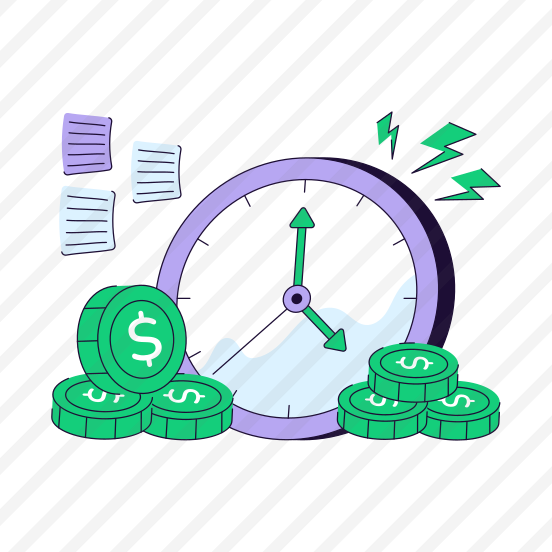 Time Is Money, Investment Time, Finance Time, Business Time, Time Cost preview