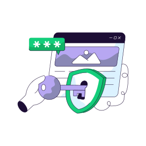 Webpage Security, Encrypted Website, Secure Website, Web Security, Web Protection, icon