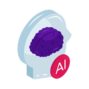 Ai Brain, Ai Mind, Artificial Intelligence, Cerebrum, Mind icon