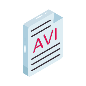 Avi File, File Format, Filetype, File Extension, Document icon