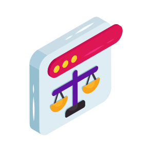 Balance Scale, Justice Scale, Equity, Judiciary, Fairness, icon