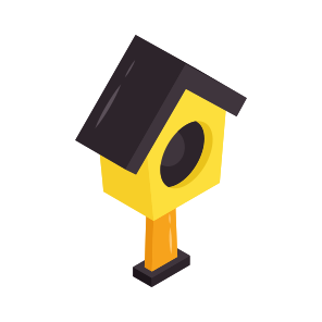 Birdhouse, Nest, Aviary, Shed, Residence icon