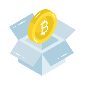 Bitcoin Box, Cryptocurrency Box, Crypto, Btc, Digital Currency icon
