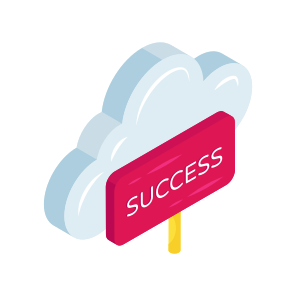 Cloud Success, Cloud Technology, Cloud Computing, Cloud Hosting, Cloud Service icon