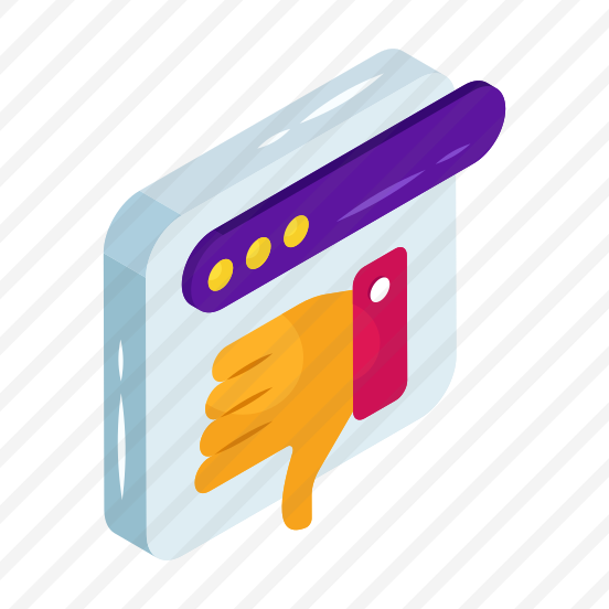 Customer Rating, Customer Review, Thumbs Down, Negative Feedback, Customer Response preview