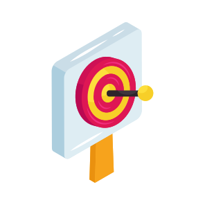 Dartboard, Target Board, Hitting Game, Dart, Bullseye icon