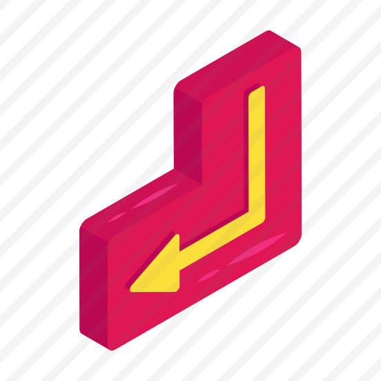 Download, Navigation Arrow, Arrowhead, Turn Back Arrow, Directional Arrow preview