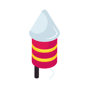Fire Rocket, Firecracker, Petrad, Celebration, Firework icon