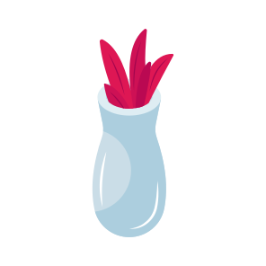 Flower Vase, Decorative Vase, Urn, Flower Holder, Interior Flower, icon