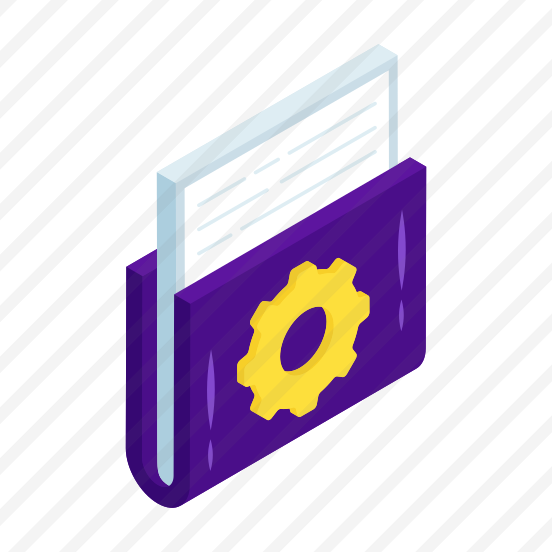 Folder Setting, Document, Doc, Archive, Binder preview