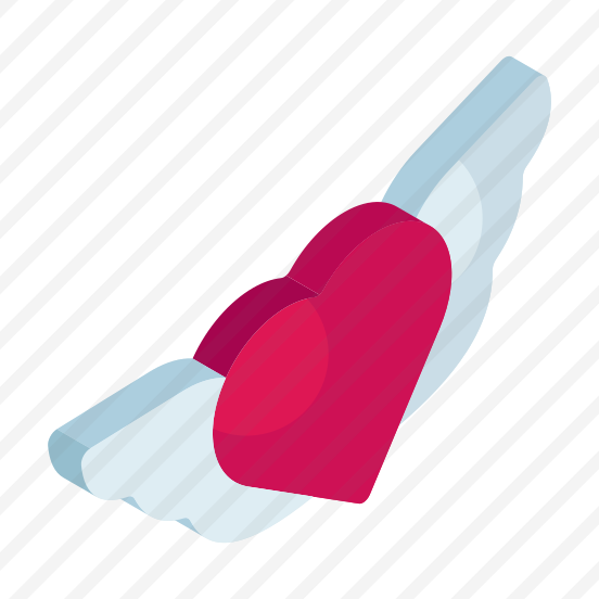 Heart Wings, Love Wings, Angel Wings, Love Sign, Love Symbol preview
