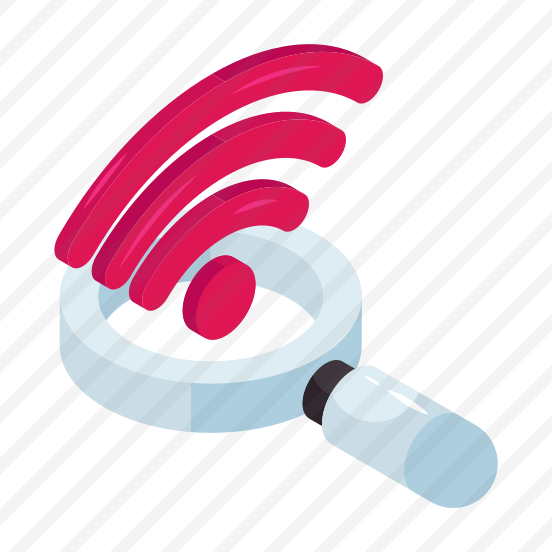 Internet Signals, Search Wifi, Broadband Network, Wireless Connection, Wlan preview