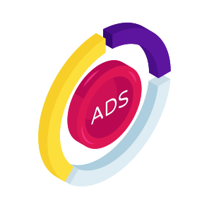 Ad Chart, Ad Graph, Data Analytics, Infographic, Statistics, icon