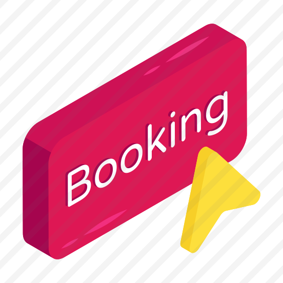 Booking Button, Booking Label, Booking Tag, Booking Sign, Booking Symbol preview