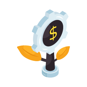 Business Innovation, Dollar Plant, Business Growth, Money Growth, Financial Growth icon