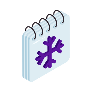 Calendar, Christmas Schedule, Planner, Almanac, Daybook, icon