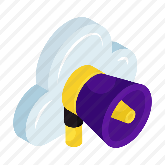 Cloud Announcement, Cloud Promotion, Cloud Publicity, Cloud Campaign, Cloud Speaker preview
