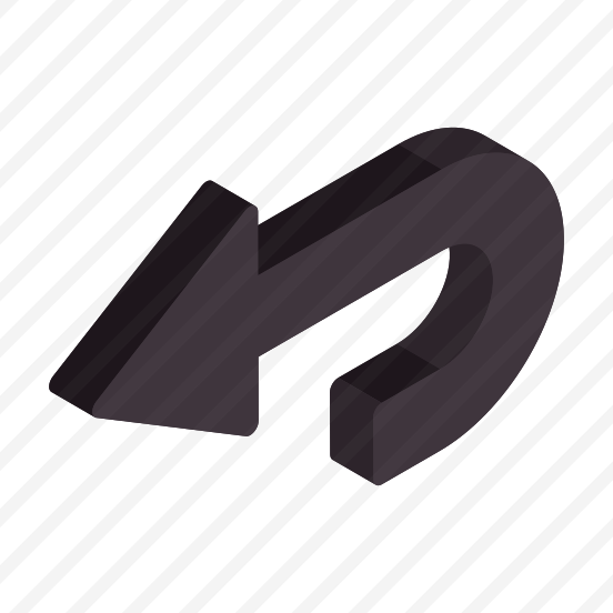 Directional Arrow, Navigational Arrow, Arrowhead, Pointing Arrow, Turn Left Arrow preview