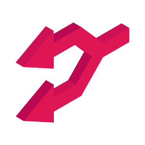 Directional Arrow, Navigational Arrow, Arrowhead, Pointing Arrow, Y Intersection icon