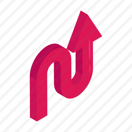 Directional Arrow,turn Upward Arrow,  Pointing Arrow,navigational Arrow, Arrowhead, preview