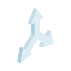 Directional Arrows,arrowheads, Navigational Arrows, Pointing Arrows, Triple Direction Arrows icon
