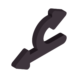 Directional Arrows, Double Direction Arrows, Navigational Arrows, Arrowheads, Pointing Arrows, icon