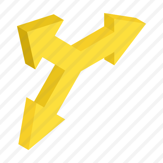 Directional Arrows, Navigational Arrows, Arrowheads, Pointing Arrows, Triple Direction Arrows preview