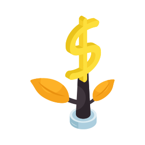 Dollar Plant, Money Growth, Financial Growth, Investment Growth, Cash Plant, icon