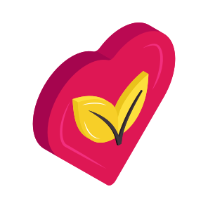 Eco Love, Nature Love, Ecology Love, Leaf, Leaflet, icon