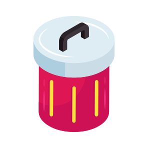 Garbage Bin, Wastebin, Dustbin, Garbage Can, Trash Bin icon