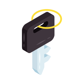 Key Fob, Key, Access, Keyring, Security icon