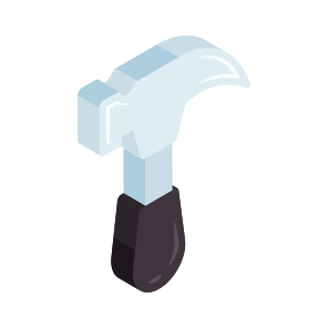 Maintenance Tool, Repair Tool, Repair Equipment, Maintenance Equipment, Hammer icon