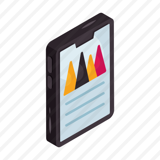 Mobile Chart, Mobile Business Data, Data Analytics, Mobile Infographic, Mobile Statistics, preview