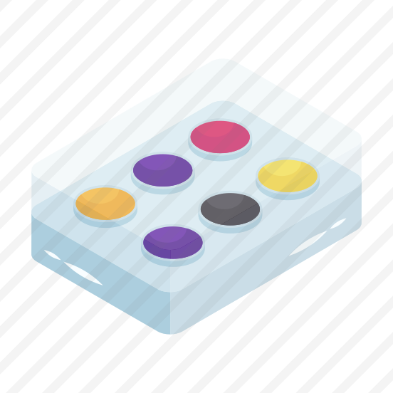 Paint Palette, Color Palette, Watercolor, Art Tool, Drawing Palette, preview