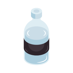Water Bottle, Drink Bottle, Aqua Bottle, Water Flask, Water Container icon