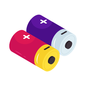 Battery Cells, Power Cells, Energy Cells, Energy Accumulator, Storage Device icon