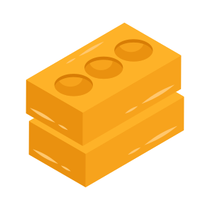 Bricks, Tiles, Construction Equipment, Construction Tool, Clay icon